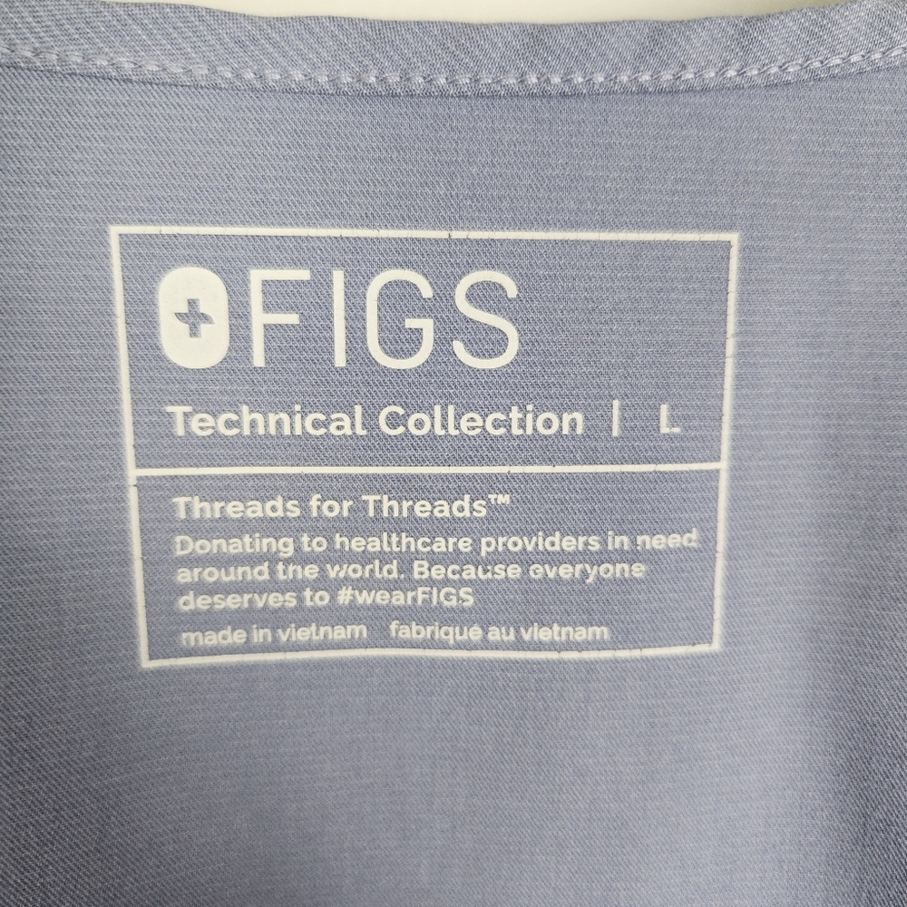 FIGS Women's Technical Collection Catarina One-Pocket Scrub Top Size L EUC #719 - Picture 8 of 10